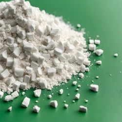 calcined alumina with green background