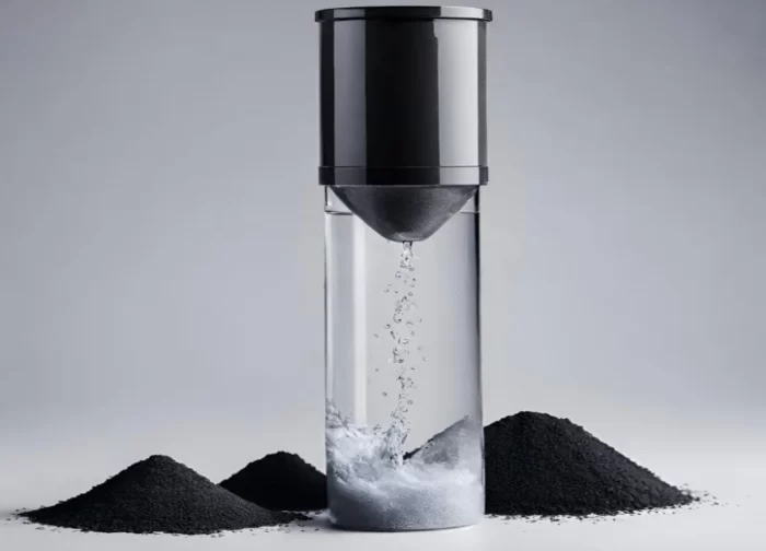 activated charcoal in water filtering