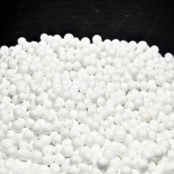 Picture shows Activated Alumina Balls in bulk.